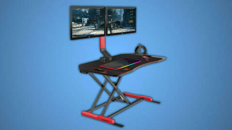 Atlantic Debuts New Gaming Desk With TV Stand, And More At CES 2021