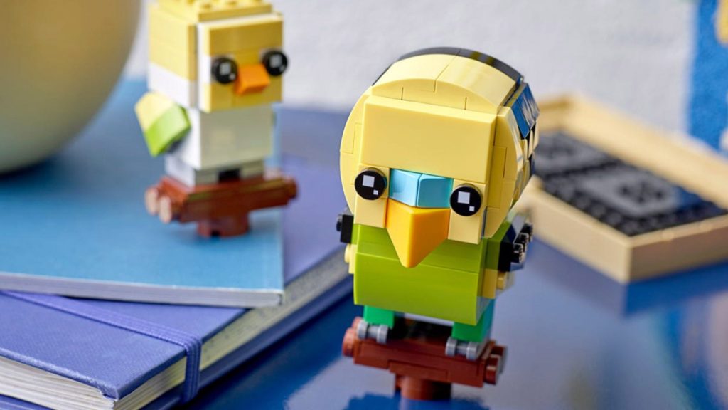 LEGO’s Latest BrickHeadz Are Adorable Bobble-Headed Fish and Bird Pets