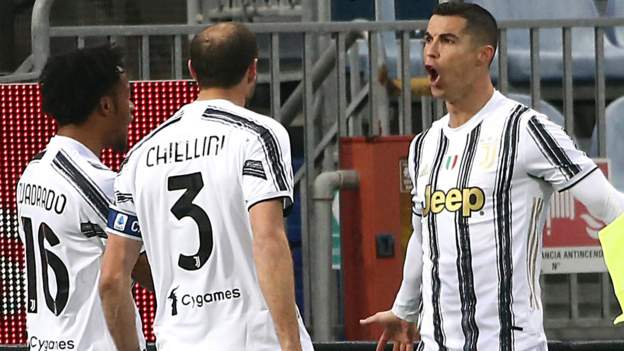 Cagliari 1-3 Juventus: Cristiano Ronaldo scores hat-trick