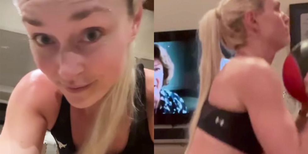 Lindsey Vonn Shared a Look at Her Challenging Home Workout