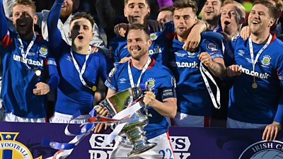 Highlights: Linfield too strong for Larne in Irish Cup decider