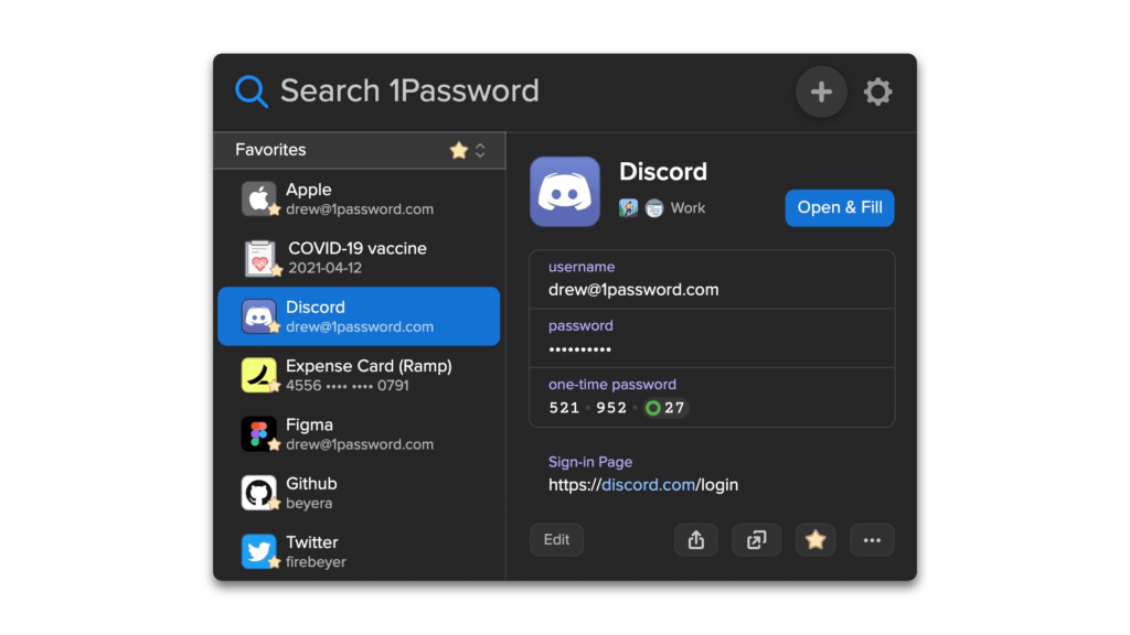 1Password Browser Extension Gets Touch ID, Windows Hello, and Dark Mode Support