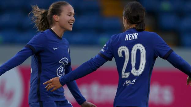 Chelsea 3-0 Everton: Chelsea through to Women’s FA Cup quarter-finals
