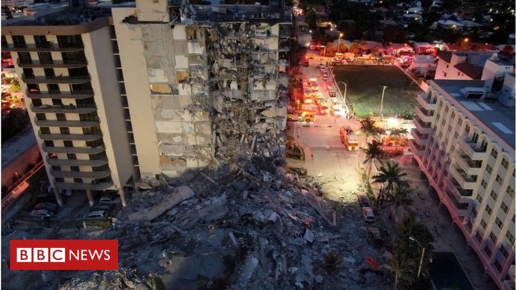 Miami building collapse: 159 missing, officials say
