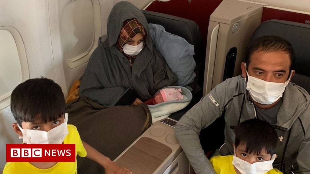 Afghan refugee heading to UK gives birth at 30,000 feet
