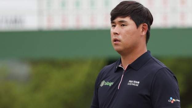St Jude Invitational: Kim Si-woo finds water five times on one hole to score 13 on par three