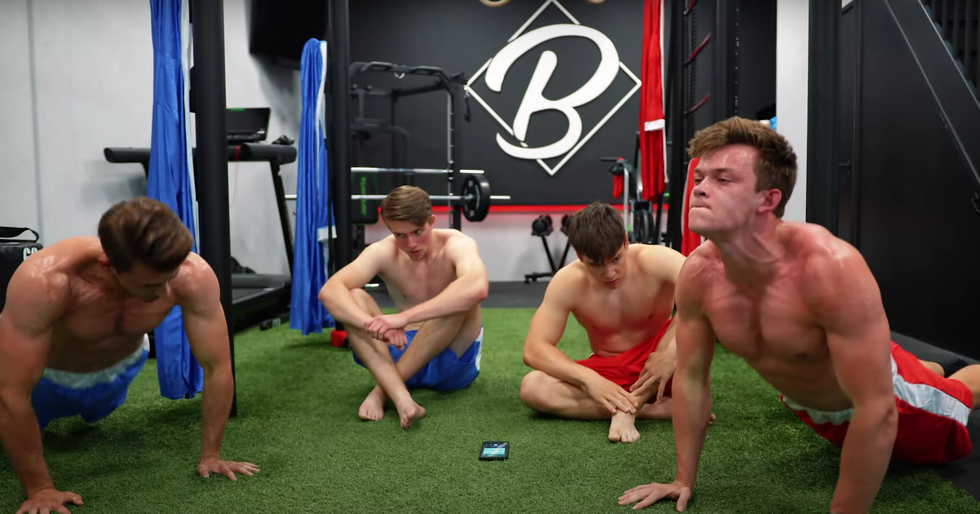 Watch 4 Guys Take on an Extreme Version of the Bring Sally Up Challenge for 30 Days
