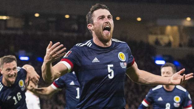 Scotland 2-0 Denmark: John Souttar and Che Adams earn home World Cup play-off