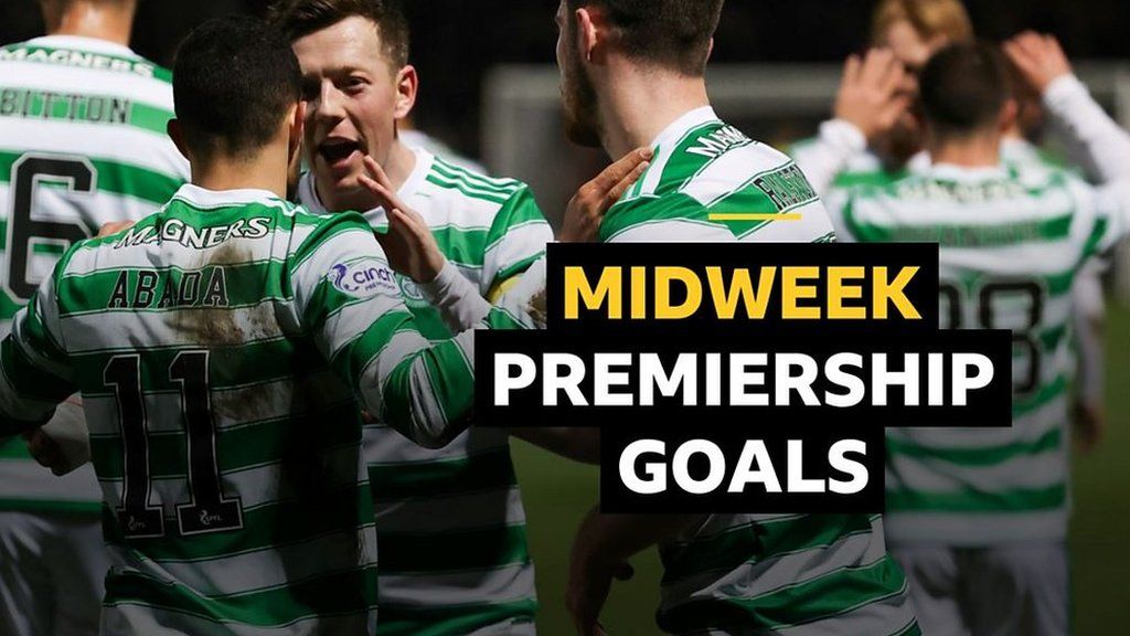 Watch all the midweek Scottish Premiership goals