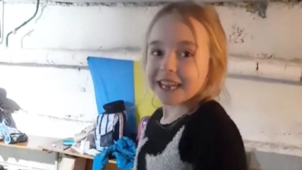 Ukrainian girl moves stars to tears with viral video singing from Kyiv bunker
