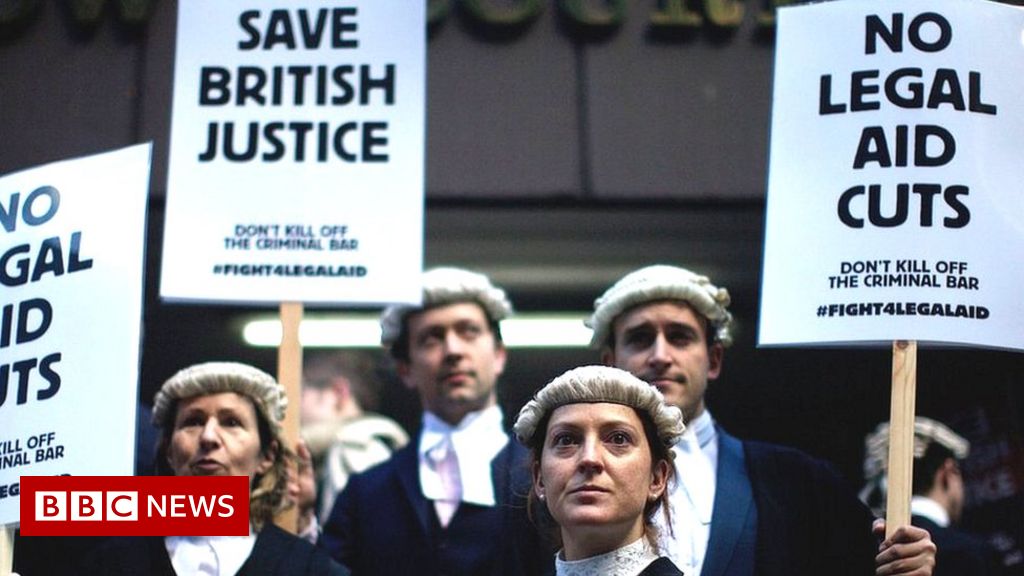 Thousands of barristers take action over legal aid