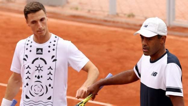 French Open: Joe Salisbury and Rajeev Ram into men’s doubles last 16