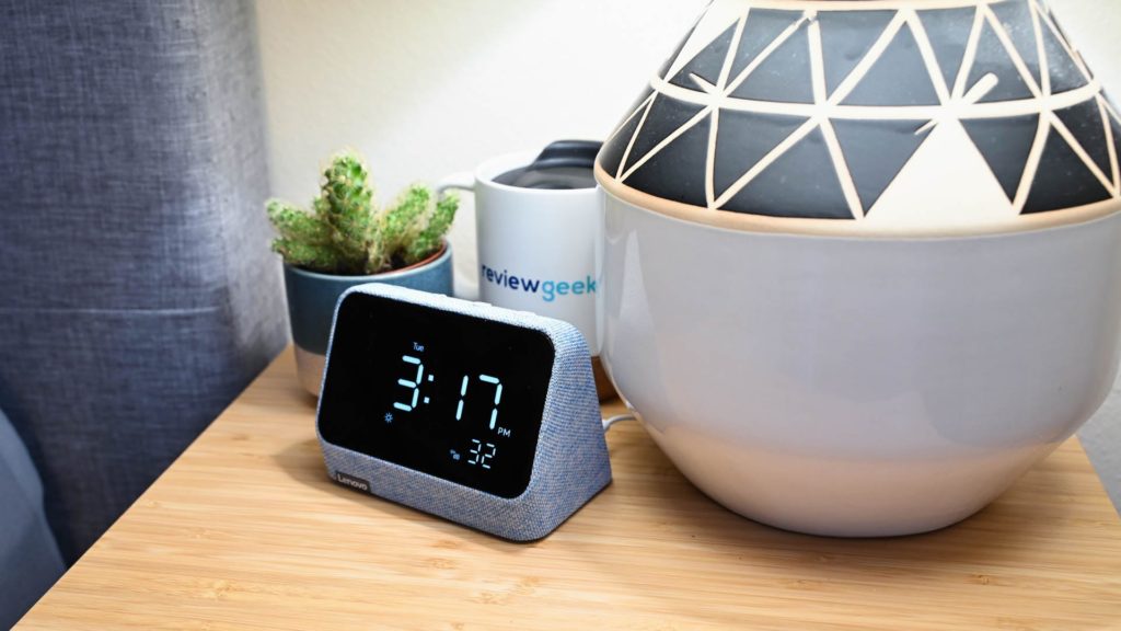 Giveaway: Win a Lenovo Smart Clock Essential With Alexa