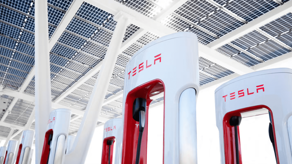 Tesla Agrees to Let Other EVs Use Its U.S. Chargers