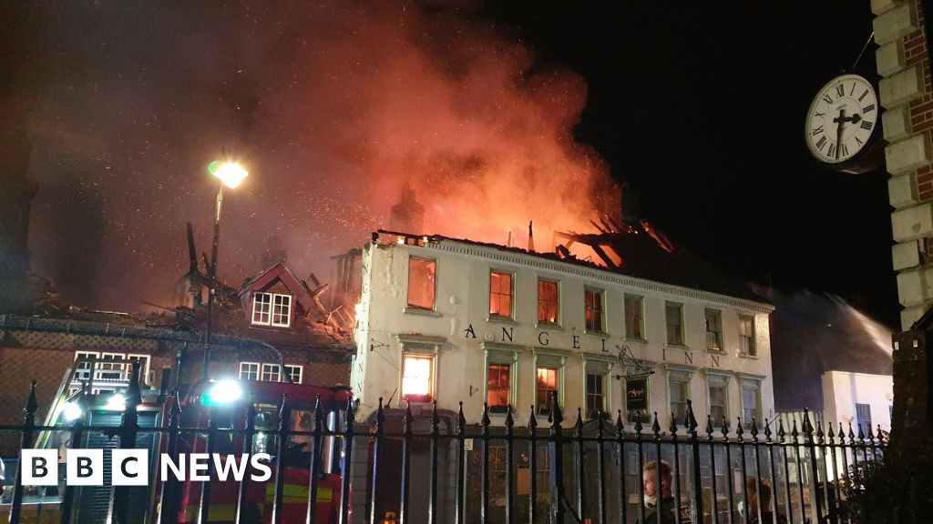Midhurst fire: Historic hotel ‘housing refugees’ engulfed by blaze