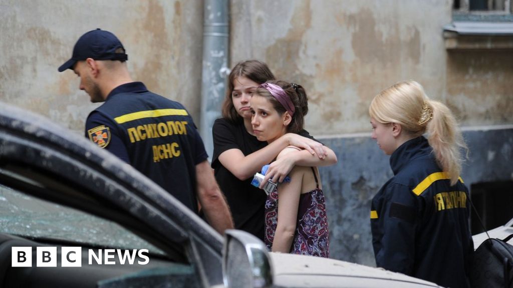 Ukraine war: Four killed in Lviv as Russian strike hits apartment building in western city