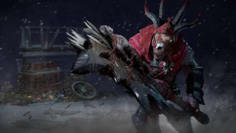 Diablo 4 Midwinter Blight Holiday Event Tasks Players With Battling The Krampus Of Sanctuary
