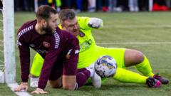 Hearts spared blushes with late win over Spartans